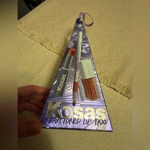 Brand New sealed Kosas unbuttoned lip Trio ornament